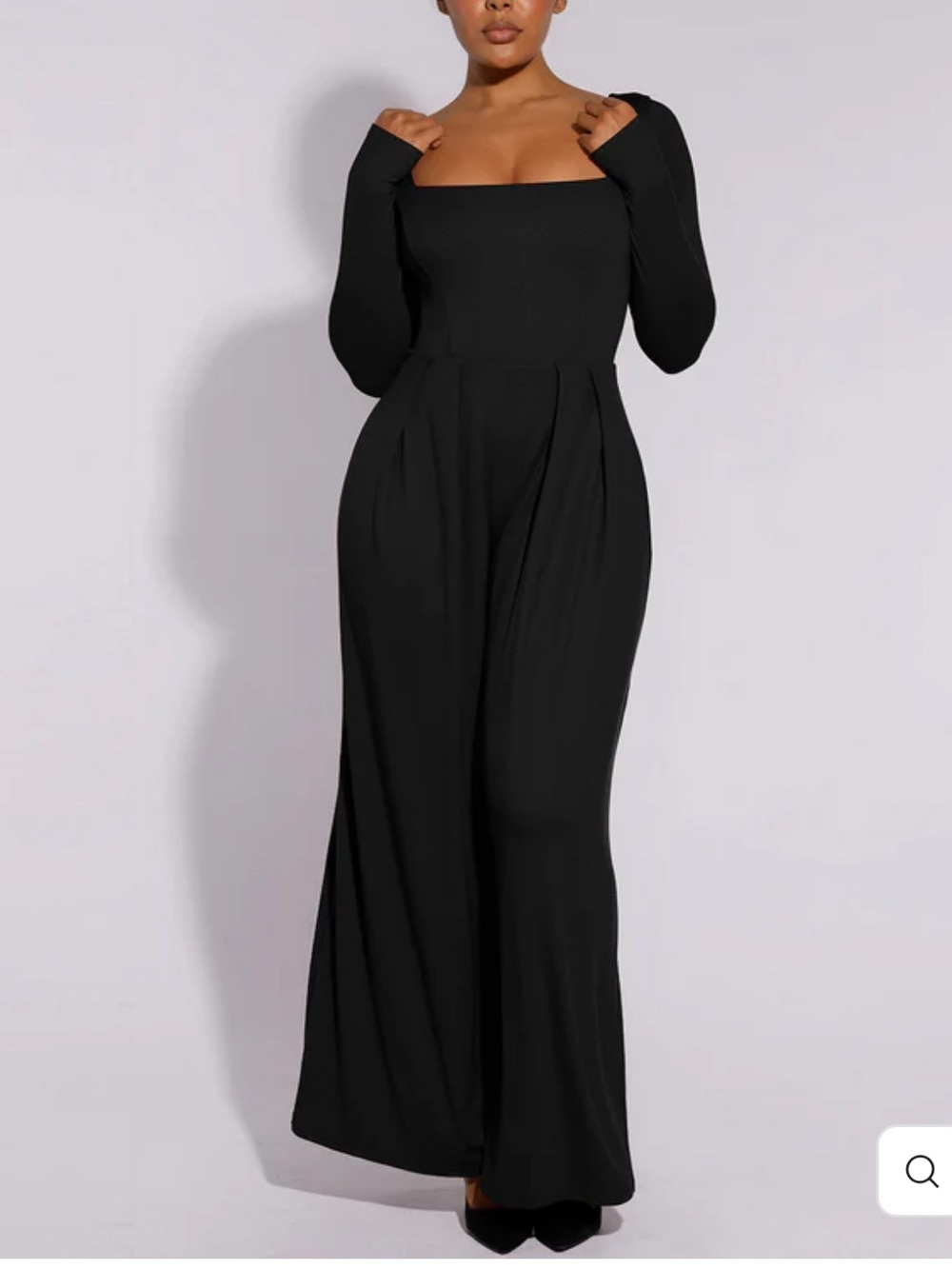NWOT square Neckline Built-In Shaping Shapewear Jumpsuit - Picture 4 of 8